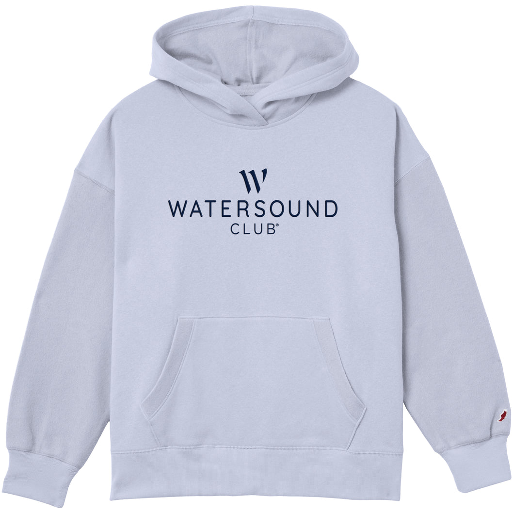 Cashmere Blue Oversized Fleece Hoodie