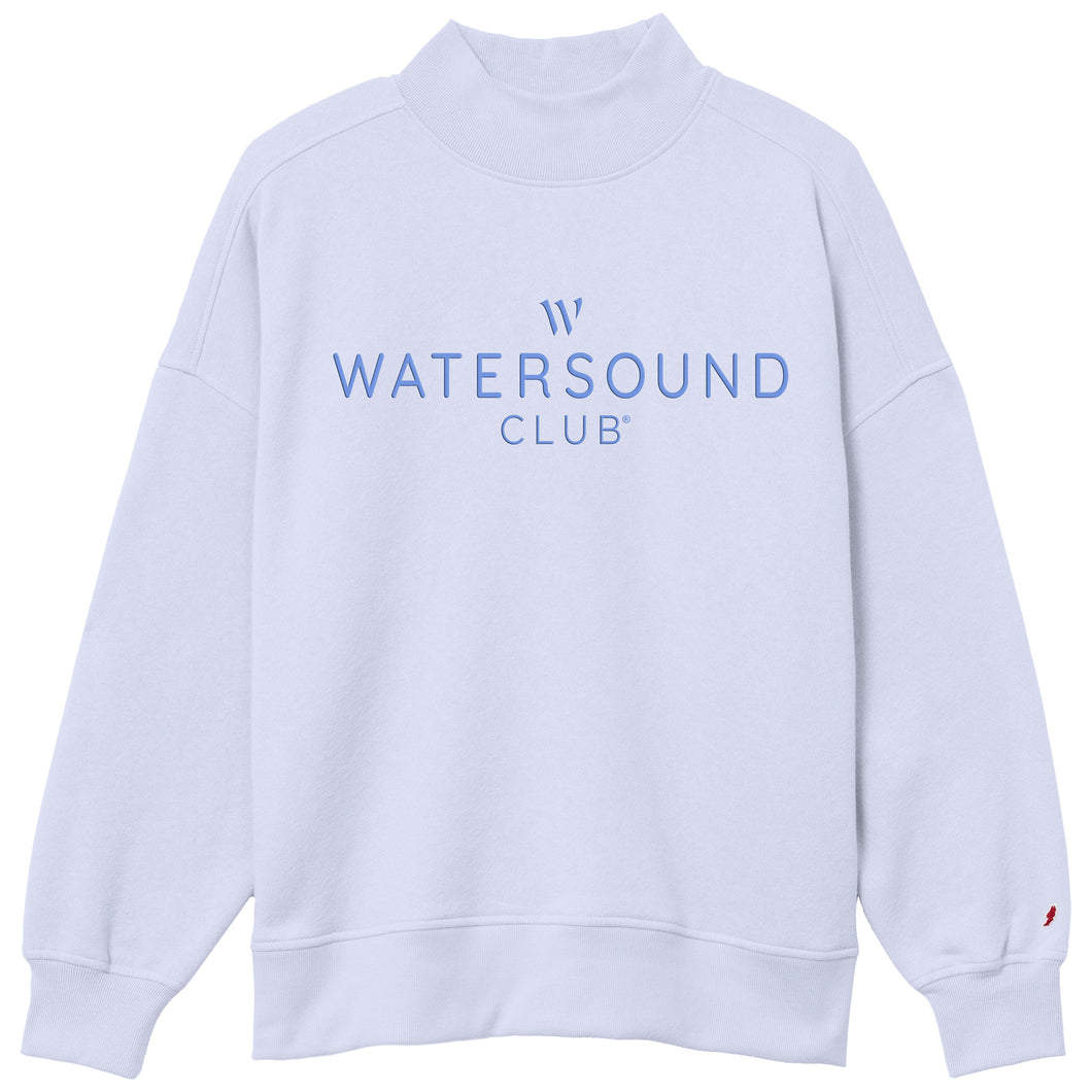 Cashmere Blue Diana Mock Neck