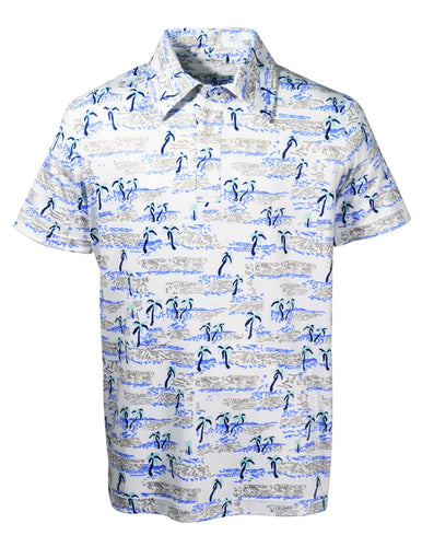 Maxwell Print Boys Polo