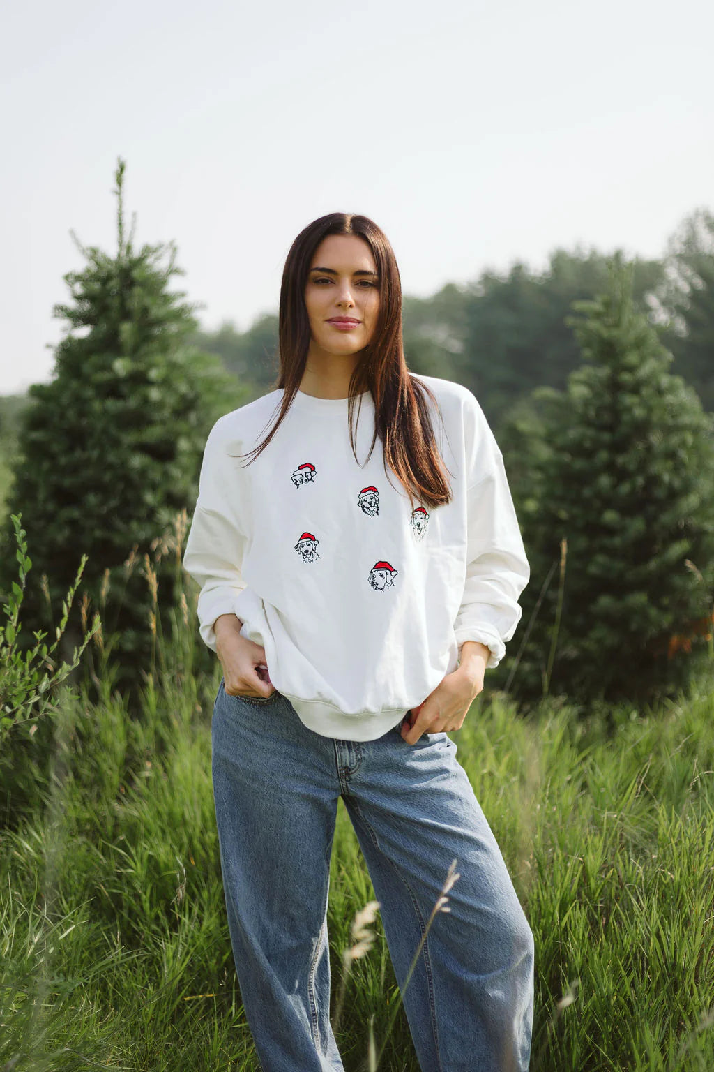 Holidogs Cloud Crew Sweatshirt