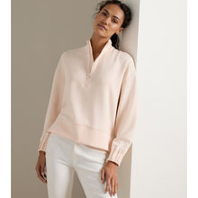 Load image into Gallery viewer, Rosewater Flora Knit 1/2 Zip