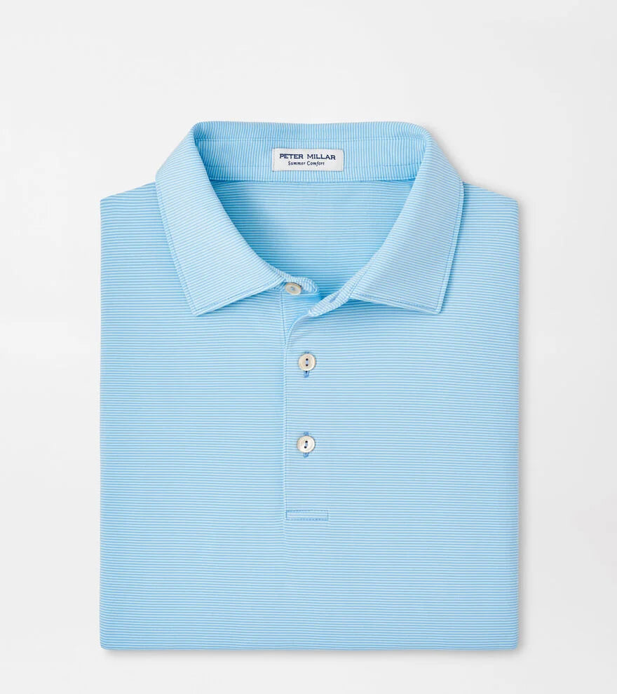 Cottage Blue Jubilee Stripe Polo