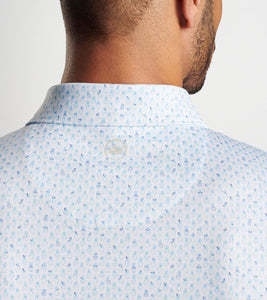 White Pina Skullada Print Polo