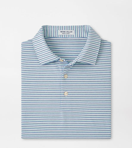 Cottage Blue Fairmont Stripe Polo