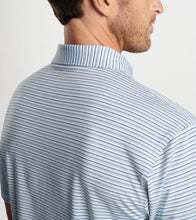 Load image into Gallery viewer, Cottage Blue Fairmont Stripe Polo