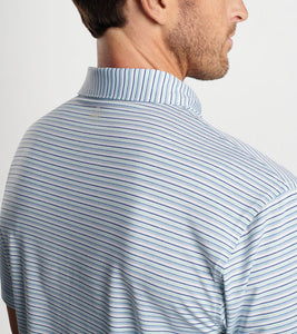 Cottage Blue Fairmont Stripe Polo