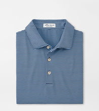 Load image into Gallery viewer, Navy/Cottage Blue Hales Stripe Polo