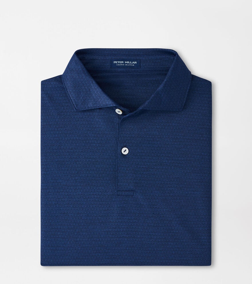 Navy Jukebox Print Polo