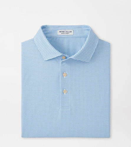Sailor Blue Orbit Print Polo