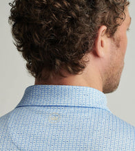 Load image into Gallery viewer, Pale Blue First In Flight Print Polo