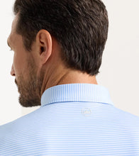 Load image into Gallery viewer, White Bolt Stripe Polo