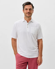 Load image into Gallery viewer, White Coastal Wash Polo