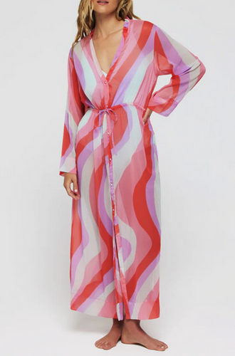 Pucci Stripe Shelby Kimono