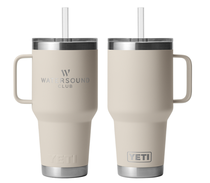 Cape Taupe 35oz Straw Mug