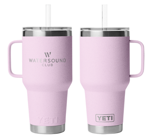 Cherry Blossom 35oz Straw Mug