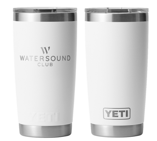 White 20oz Rambler