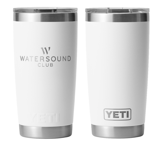 White 20oz Rambler