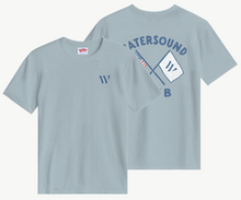 Load image into Gallery viewer, Schooner Blue Flag Cross Tee