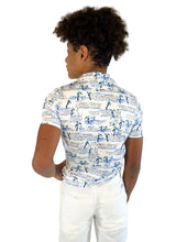 Load image into Gallery viewer, Maxwell Print Boys Polo