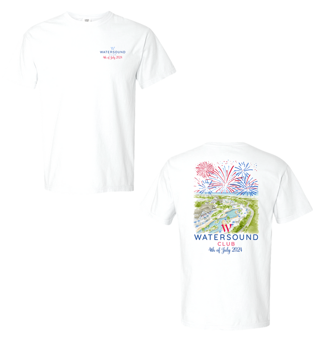 Unisex White 2024 4th of July Tee