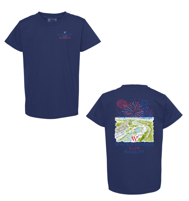 Youth China Blue 2024 4th of July Tee