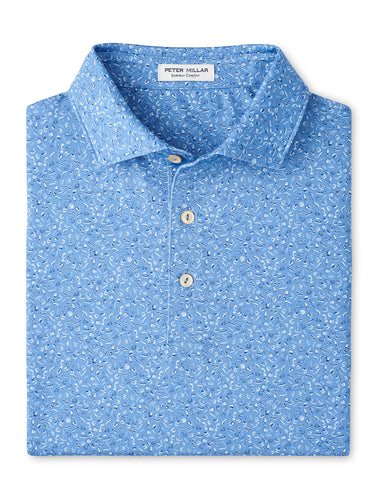 Evening Tide Champagne & Caviar Print Polo