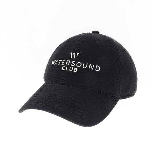 Black Relaxed Twill Hat